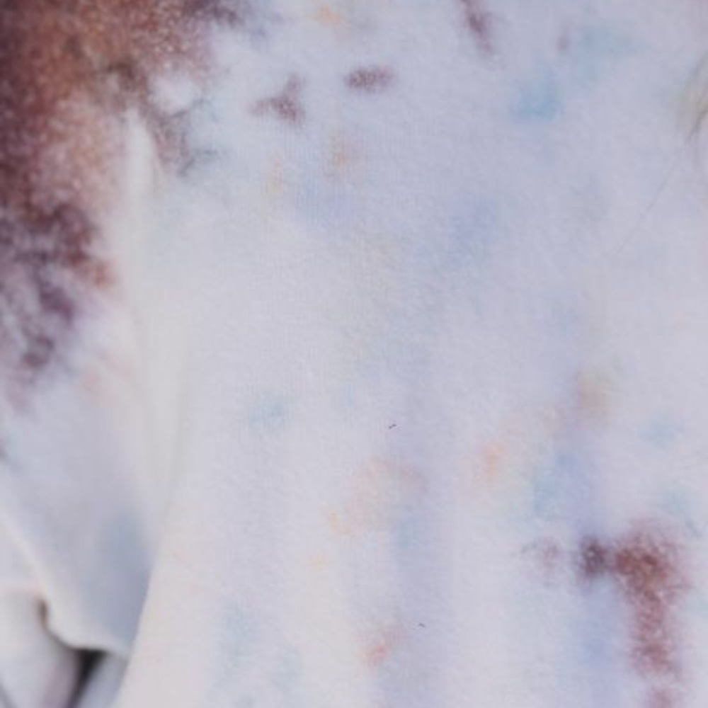 Cropped Drawstring Tie Dye Top - Picture 4 of 8